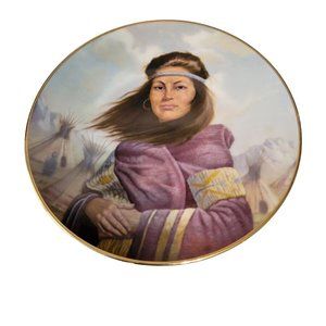 Gregory Perillo Collector Plate Princess Series "Sacajawea" Limited Edition 1982